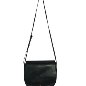 Elegant Brian Atwood Black Leather Crossbody Bag